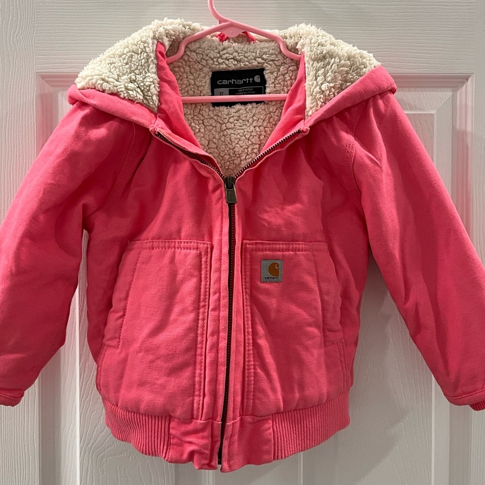 Carhart Pink with Sherpa Inside Outdoor Jacket